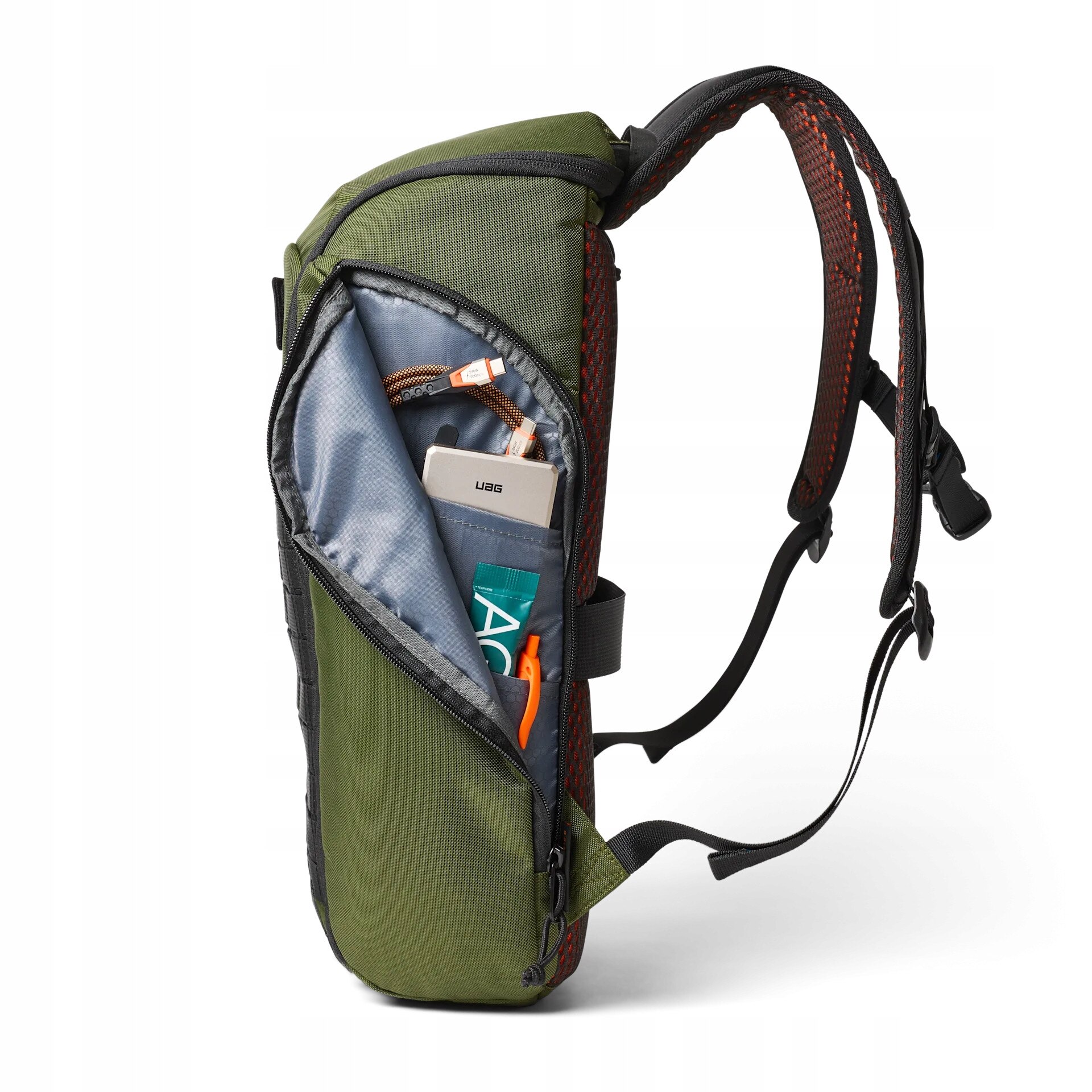 Plecak calatorie, Urban Armor Gear, 20L, oliwkowy, 30,48x11,98x48,01cm
