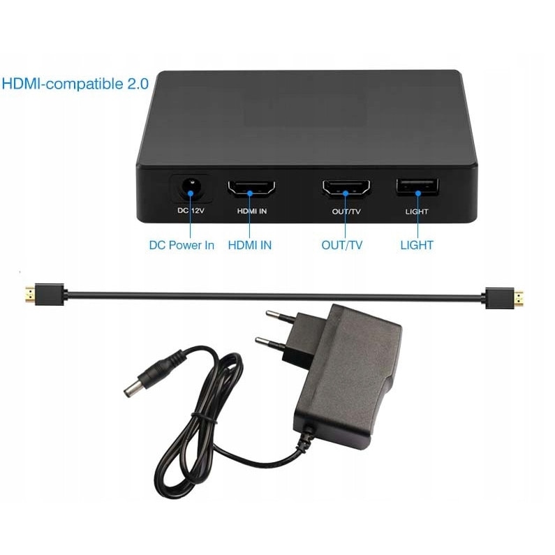 Iluminare inteligenta pentru TV 55', LED-ONE, RGBIC, 4,6m, HDMI 2.0, Wi-Fi, set complet