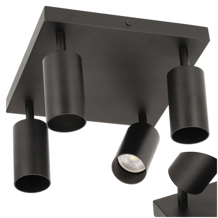 Aplica LED Berge 4x GU10, fekete, állítható