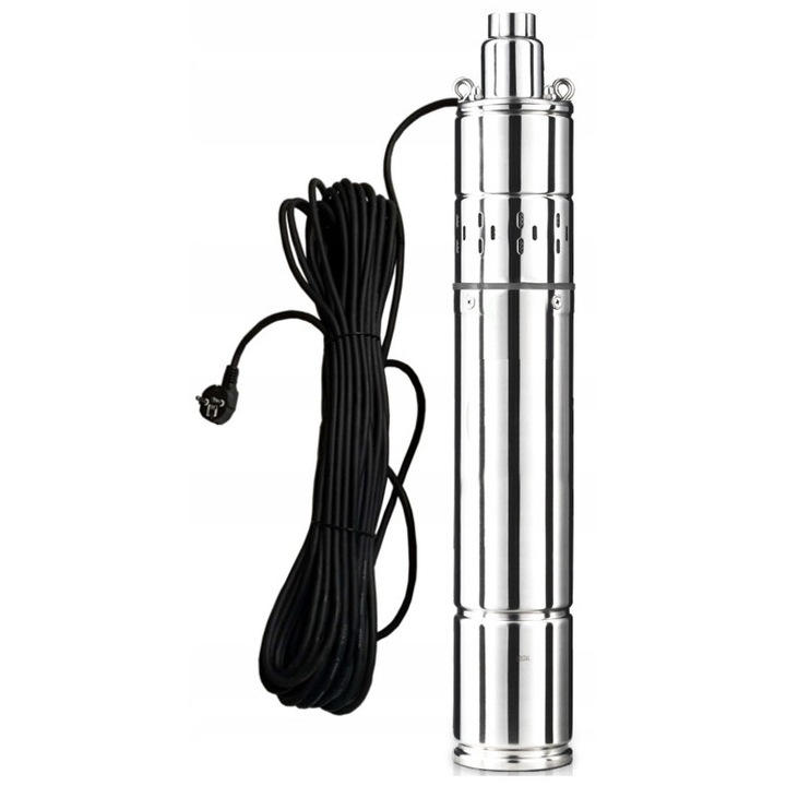Pompa submersibila 3" SCR-0,25, IBO, 250W, 17l/min, 14m cablu, inox, 75x550cm