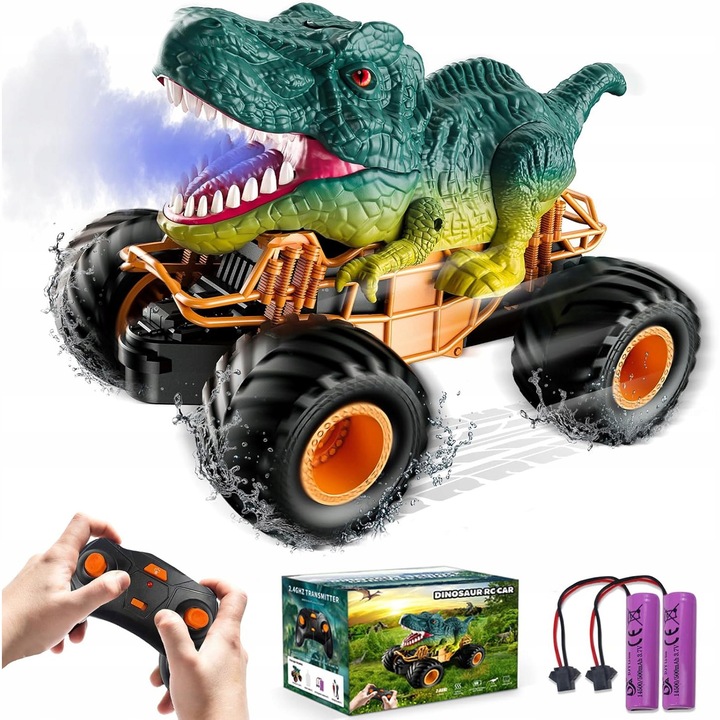 Masinuta RC Monster Truck cu lumini, set, multicolor