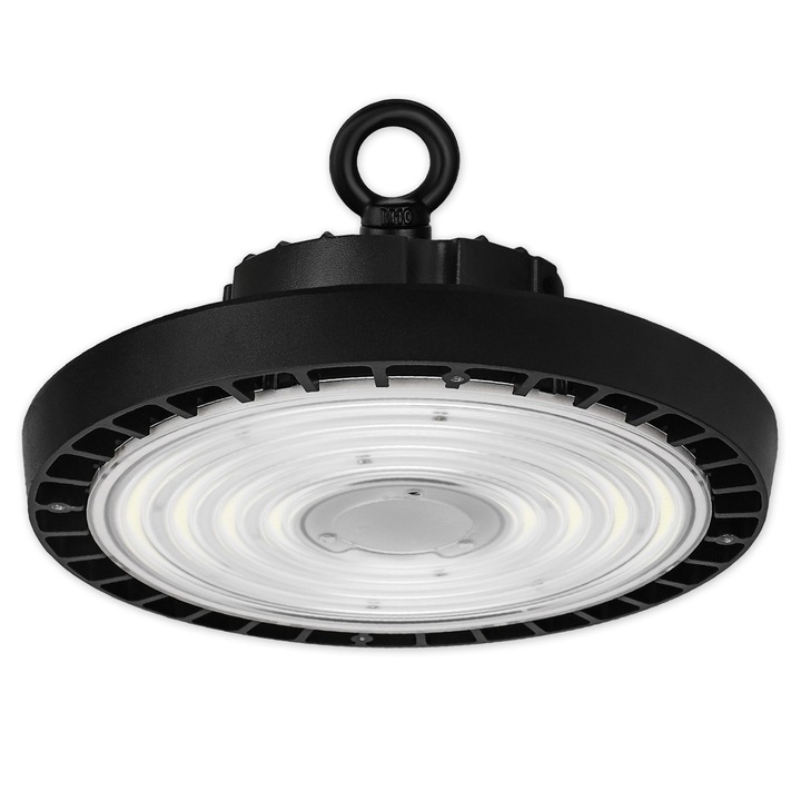 Lampa LED High Bay 100W 5000K, IP65, 11000lm, dimabila, 250x96,5mm, set