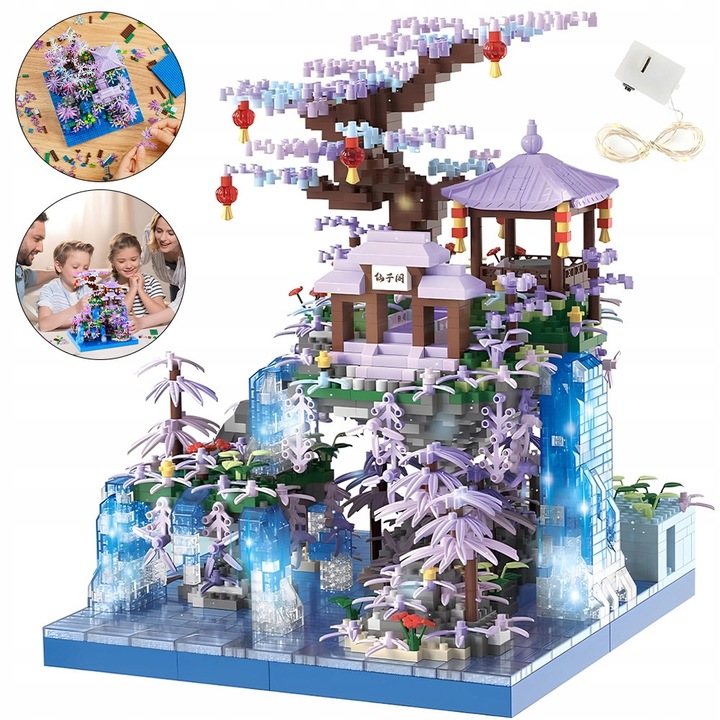 Set de constructie, 2436 piese, colorat, 20x18cm