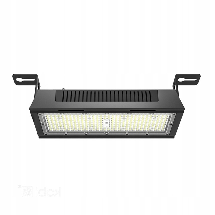 Professzionális High Bay lámpa 120W, 4000K, 20400lm, IP65, fekete, gyárakba