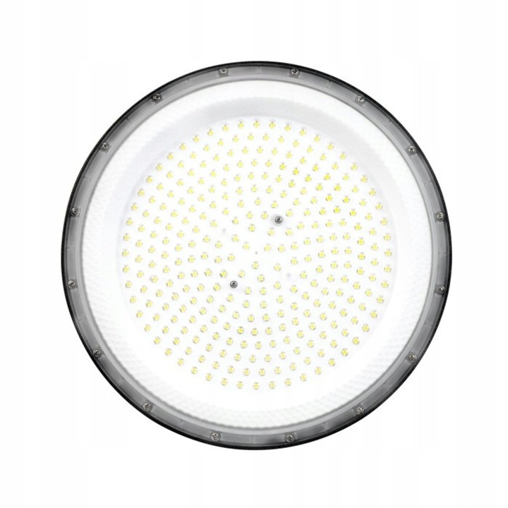 Csarnokvilágító, High Bay LED 100W, 4000K, IP65, IK10, fekete, mennyezeti rögzítés