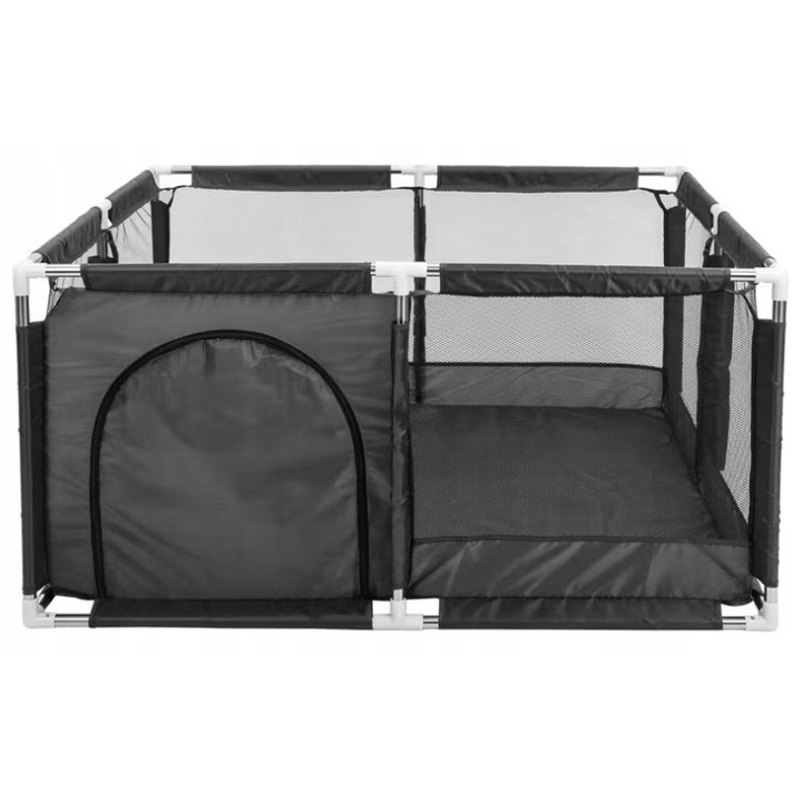 Tarcuri copii 100x100cm, cu bile, negru, set cu manere