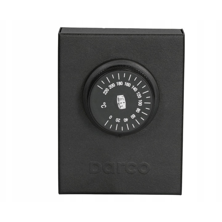 Termostat manual ETT-MN-0, 0-220°C, Darco, negru