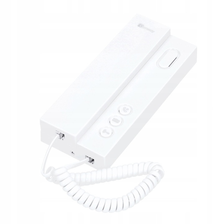 Receptor pentru interfon Genway F-A01-2W, audio digital, montare magnetica, 180x77x34mm, alb