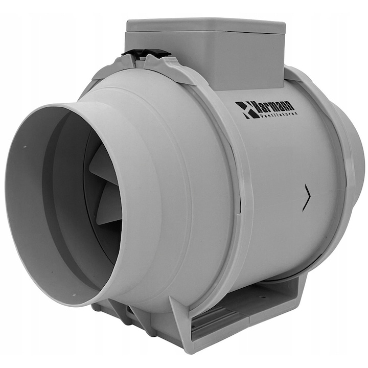 Ventilator canal ML EC 125/300, 300m3/h, 125mm, IP44, energie eficienta