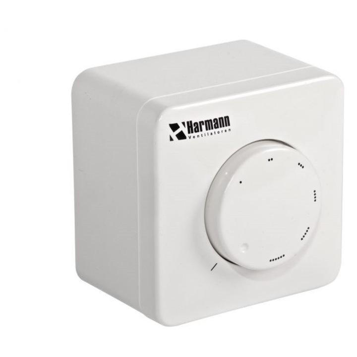 Регулатор на обороти за вентилатор, Harmann, ETX 25, 0,2-2,5 A, IP44/IP54, 230V, 230g, бял