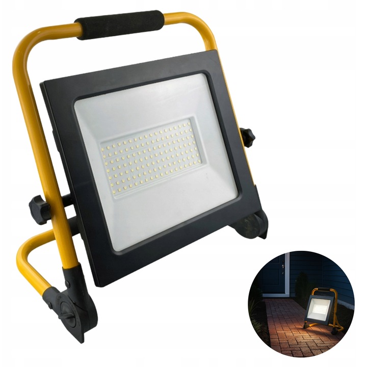 Proiector LED 100W, 4000K, 8150lm, IP65, prietenos cu mediul