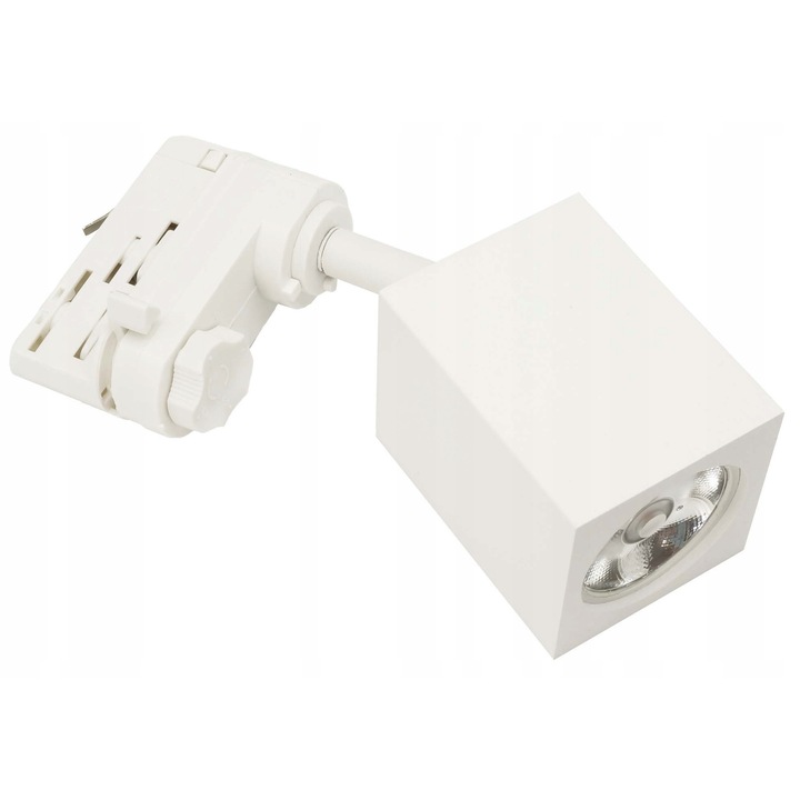 Reflektor sinier LED 3 faze, kwadrat, negru, 10x16,1cm