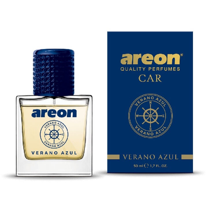 Odorizant auto, Areon, Car Verano Azul, 50 ml