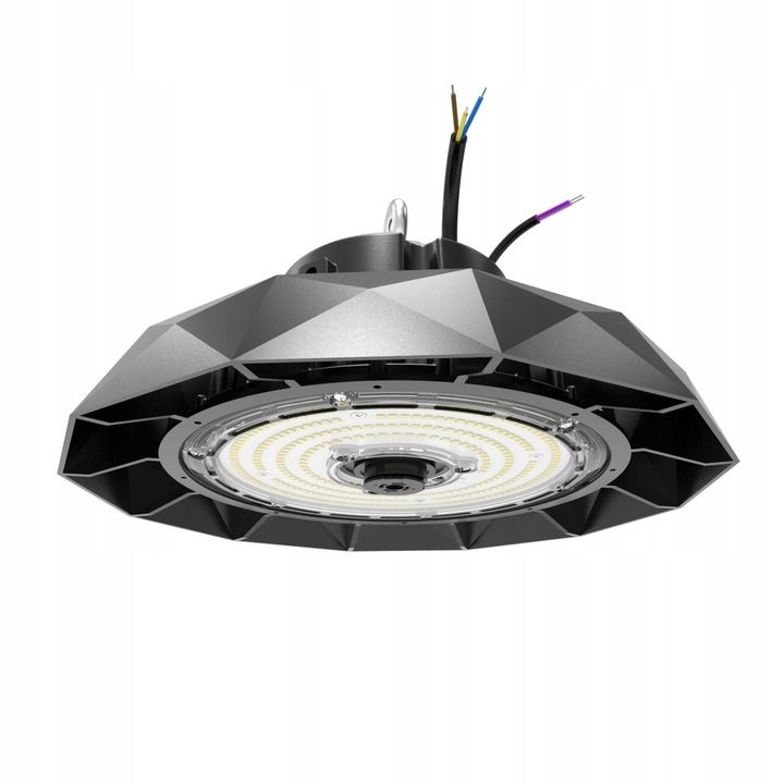 Lampa High Bay LED 100W, 18000lm, 4000K, IP65, neagra, dimabila