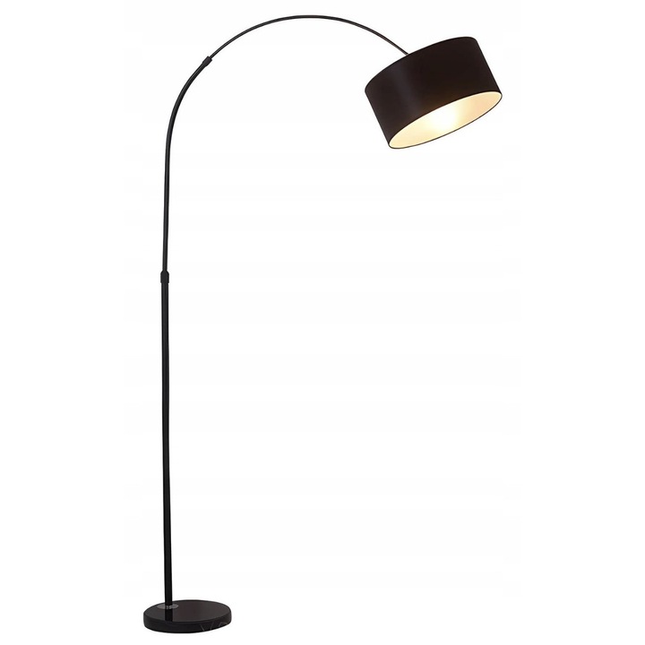 Lampa podloga LED E27 Modlicht, flexibila, 175 cm, neagra