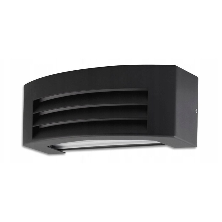 Aplica arhitecturala LED E27, IP54, gri inchis, 290x130x110mm
