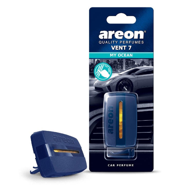 Odorizant auto ventilatie AREON Vent 7 Black My Ocean