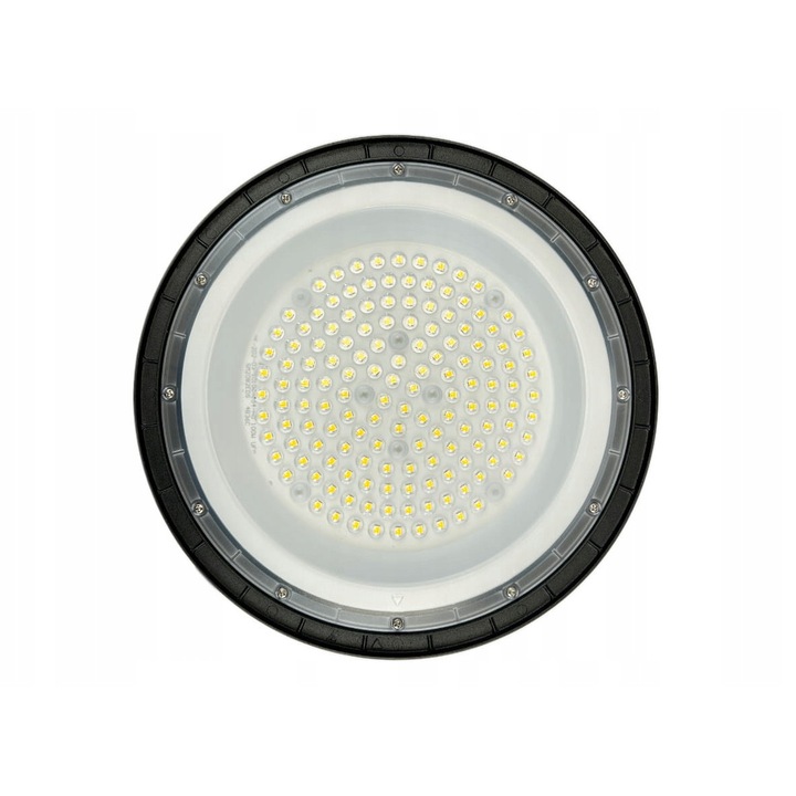 LED High Bay lámpa 100W, 12000 lm, IP65, 6000K, fekete