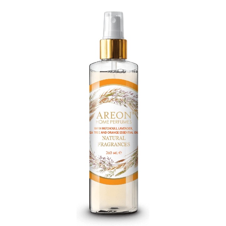 Odorizant de camera spray AREON Home Natural Patchouli, Lavender, Tea Tree & Orange, 260 ml