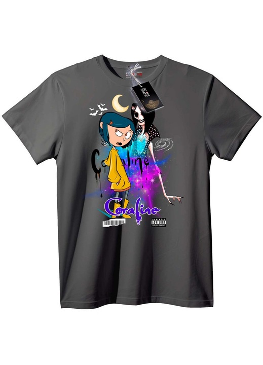 Tricou Film Caroline, Gri, 3XL