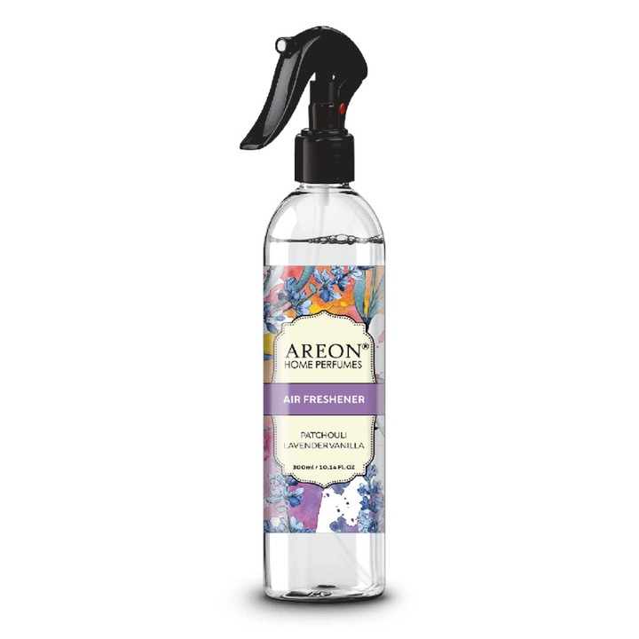 Odorizant de camera spray AREON Home Patchouli Lavender Vanilla, 300 ml