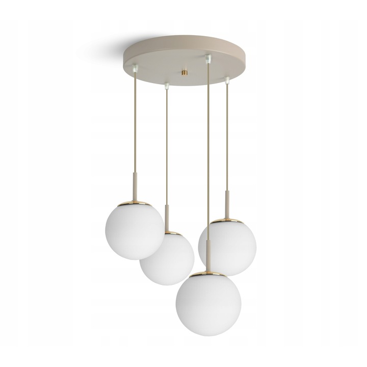 Lampa Zyrandol Luxolar G9 LED 564-EZ4, Bézs, 1,8kg