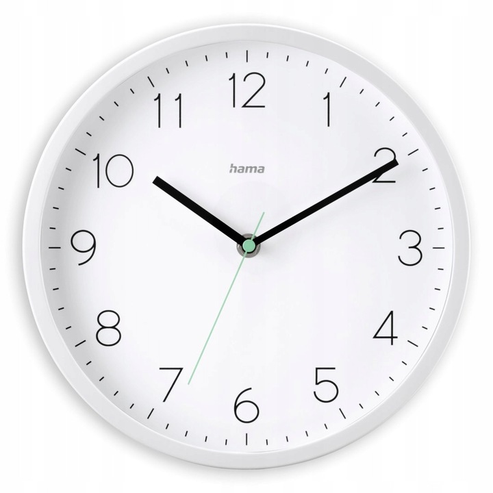 Ceas decorativ Hama, DCF Menorca, alb, 25x25x4cm