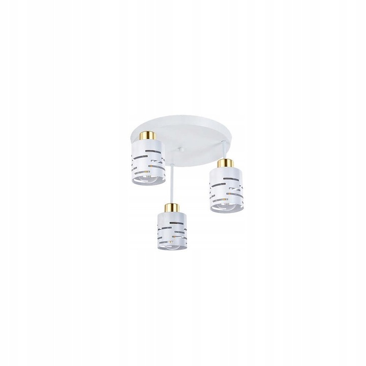 Lustra Masterled, 3x E27, alb-auriu, pentru bucatarie