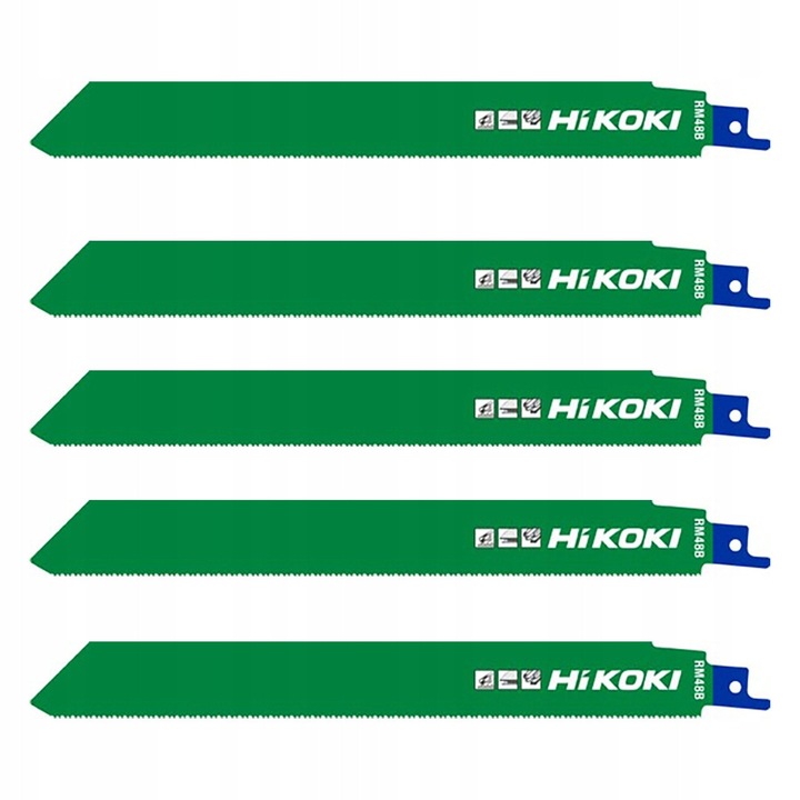 HiKOKI 752684 fűrészlap készlet 5 darab 225x25x1,1 mm