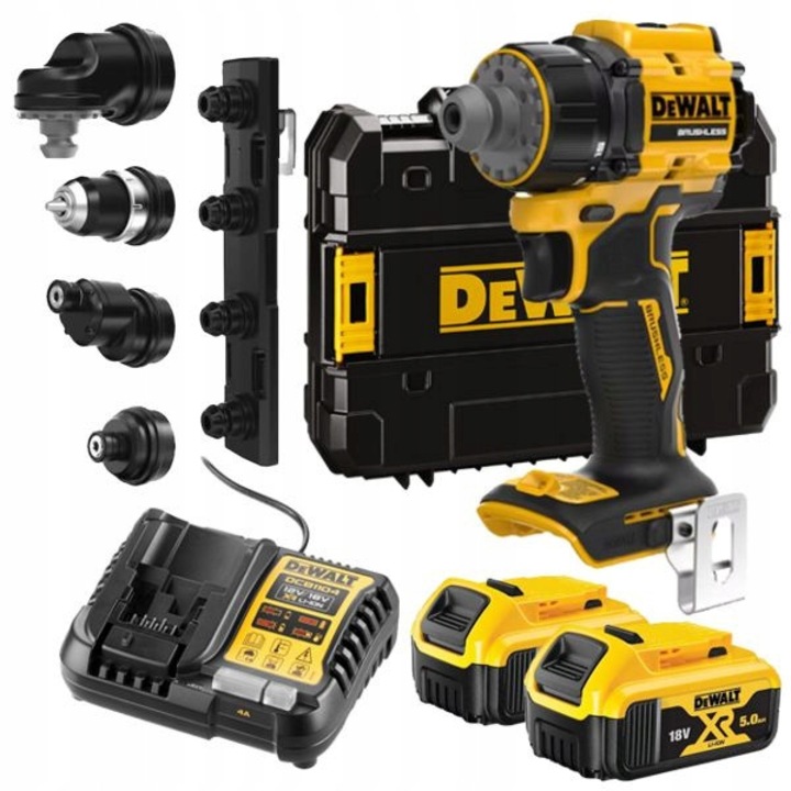 Акумулаторна бормашина-винтоверт DEWALT DCD803P2T, 73Nm, 2x5Ah