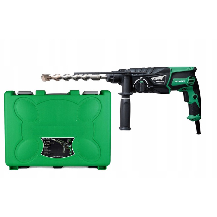 Mlotowiertarka HiKOKI DH26PC 830W, 3 moduri, SDS-Plus, 26mm, 2.8kg