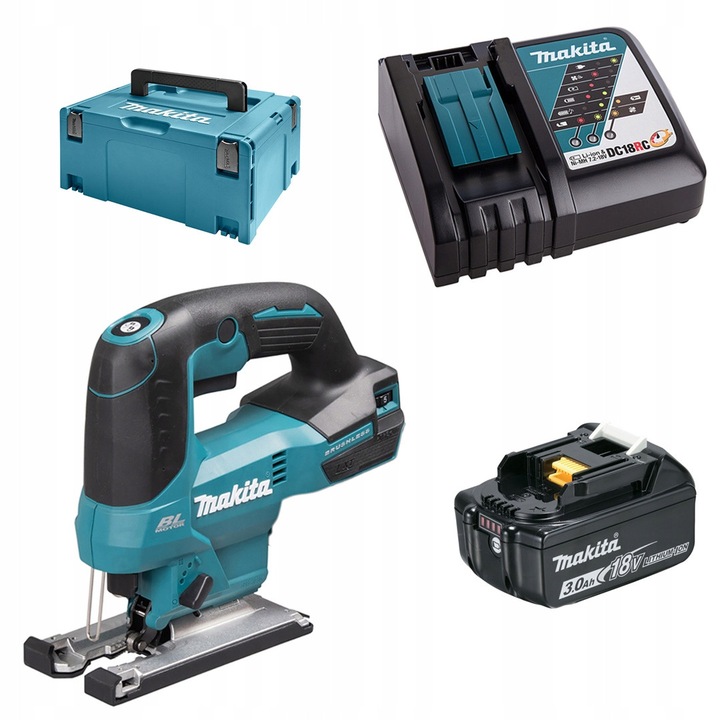 Fierastrau electric Makita DJV184RF1J, 18V LXT, 5 viteze, 1x3Ah, 23mm, 259x78x205mm, cu valiza MAKPAC