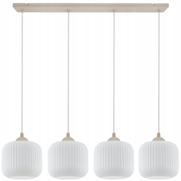 Lustru, Light Home, model RIFFLE, bej, alb, 15x100cm