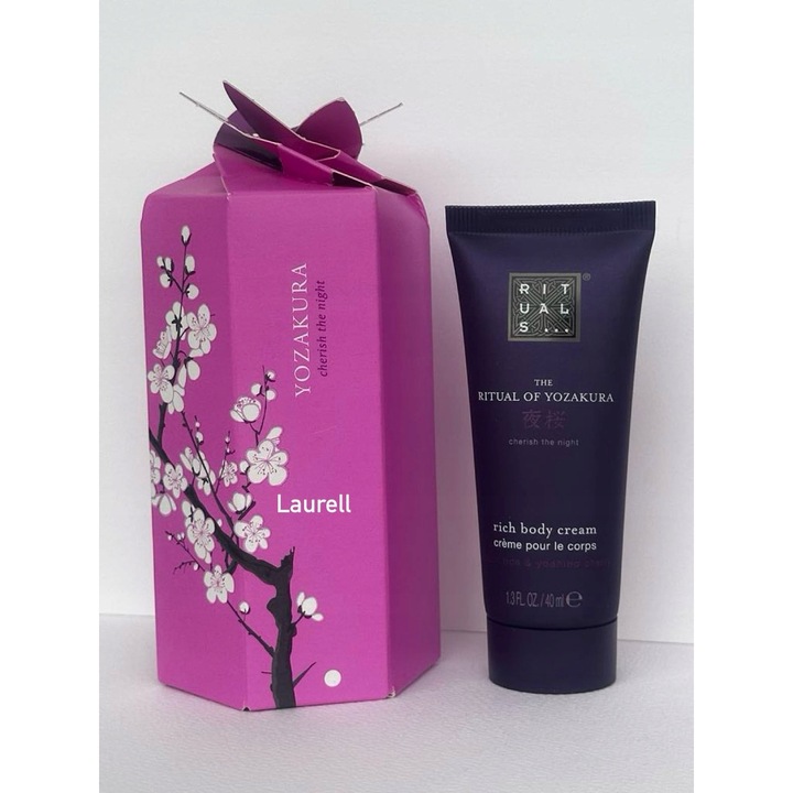 Rituals The Ritual of Yozakura crema de corp 40ml, cu cirese Yoshino si extract de orez negru, pentru piele uscata