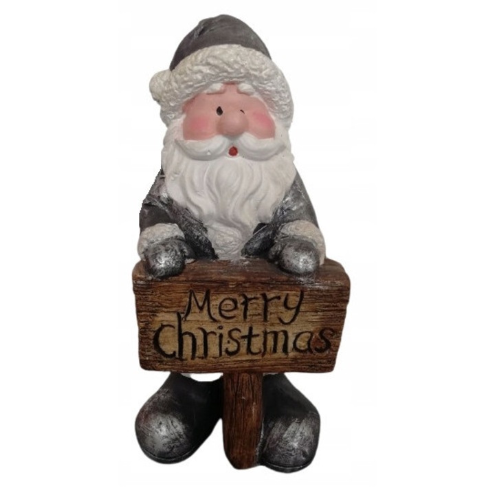 Figurina Craciun, Mos Craciun, 3x9cm, set