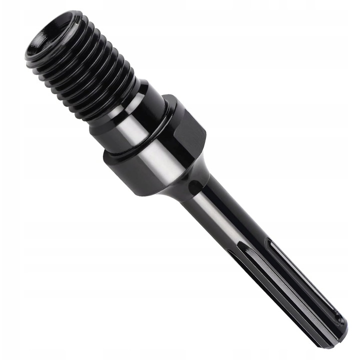 Adapter SDS+ pentru burghie corona 1 1/4", Stoner, din otel, 1/2" UNC, 1.1/4" UNC