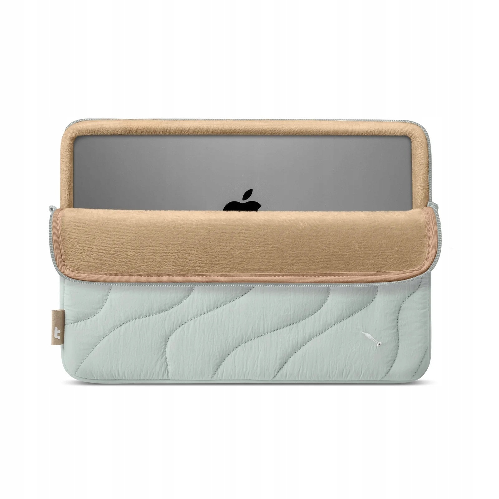 Husa laptop Tomtoc Terra-A27, 15", culoare Lakeshore, dimensiuni 40x27x3.5cm, material reciclat