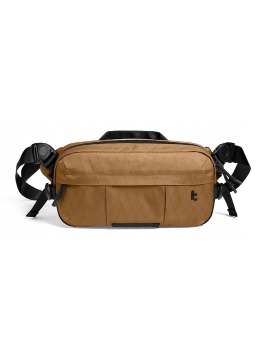 Tomtoc Wander-T26 X-PAC férfi válltáska, 5.5L, barna szín, méretek 33x17x9.5cm