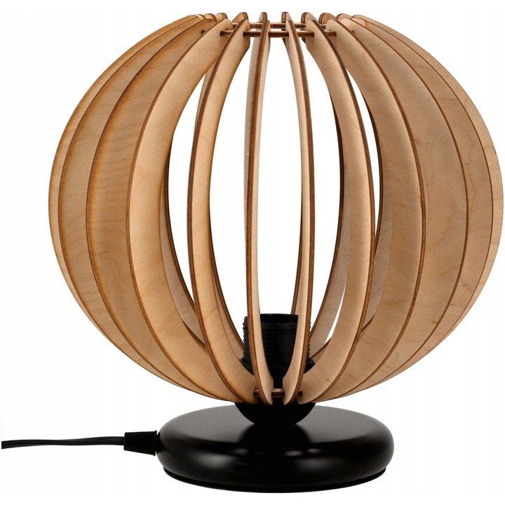 Berge LED asztali lámpa, fekete, 1xE27, 1,5m, modern design