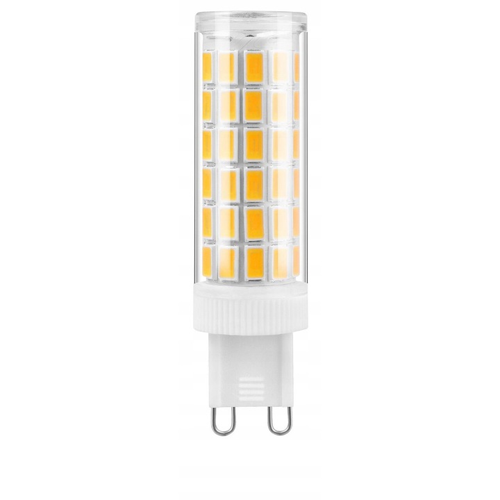 10x Bec LED G9 7W 950lm Semleges Fehér 4500K Erős Nappali Fény Lámpákhoz