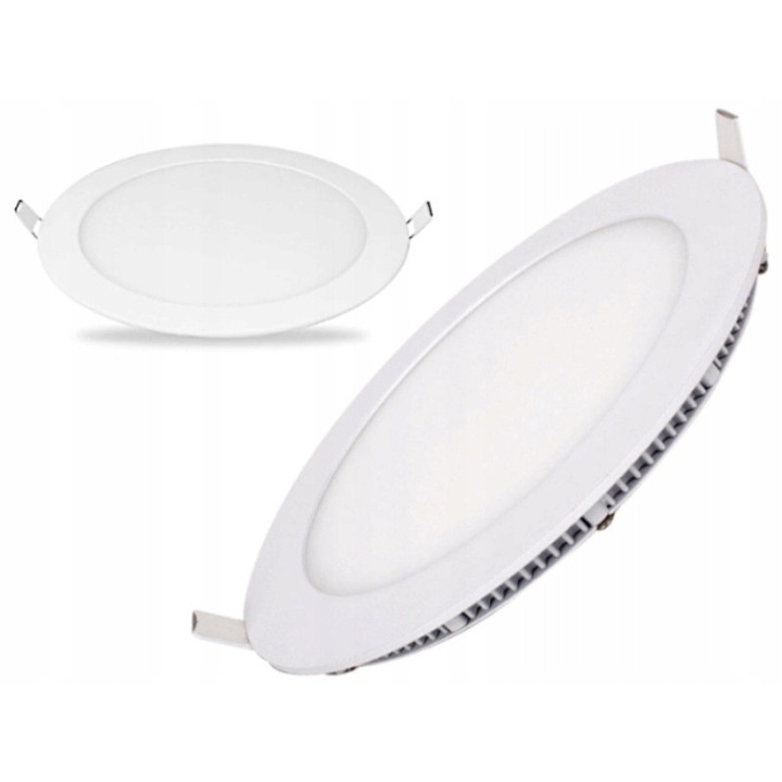 LED mennyezeti lámpa 6W, fehér, 120x120mm, FEHÉR