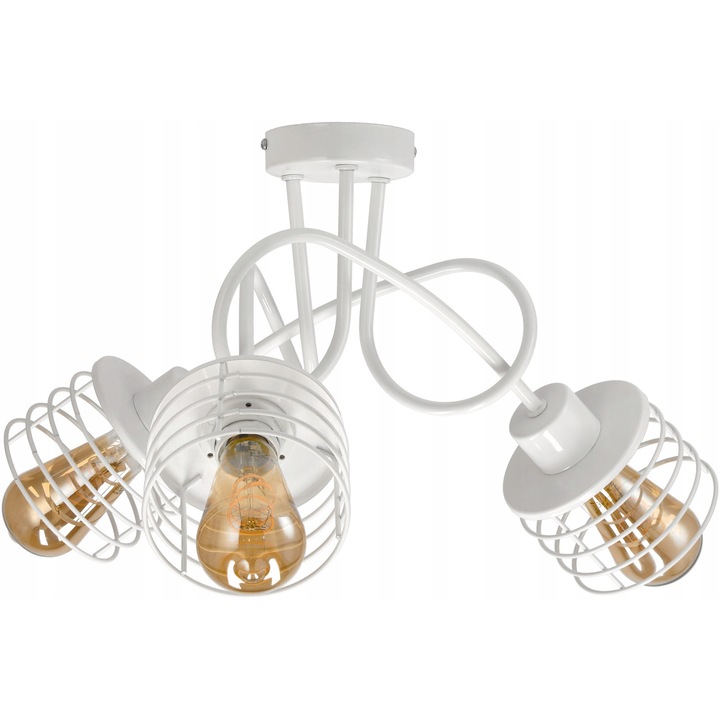 Berge csillár, LED modell, modern design, 5xE27, fehér