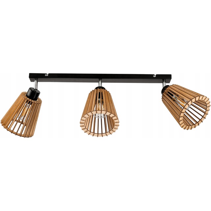 Berge LED mennyezeti lámpa 3x E27, Egyedi design, Fém, 60cm