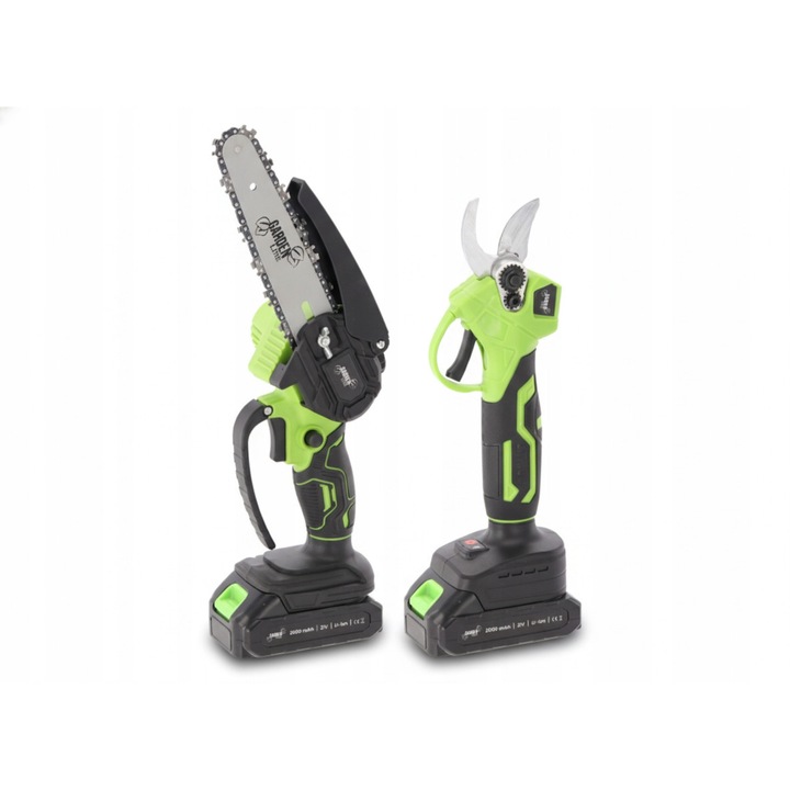 Gardenline 21V 600W fűrész és kerti olló készlet