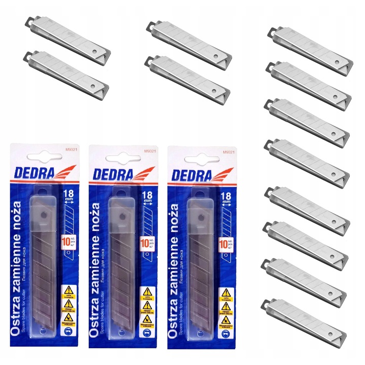 Set 150x Lame pentru cutite 18mm