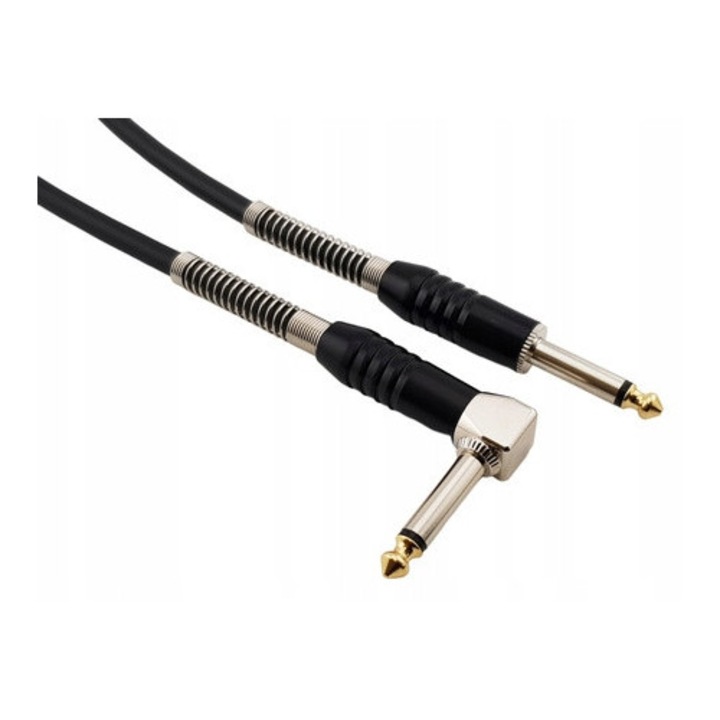 Cablul instrumental JACK 6,3 mm 10 m, Red's Music, negru