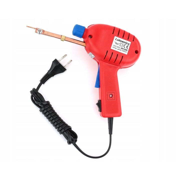 Pistol de lipit TEX 80/120W, 400C, cu LED, set complet
