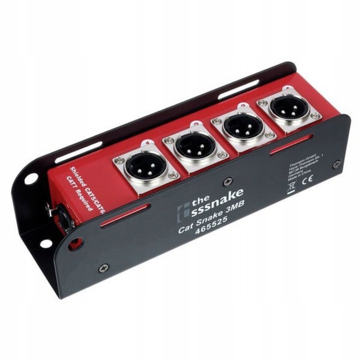 Stagebox passzív RJ45 4x XLR apa, The Sssnake, Hi-Fi audio kiegészítők