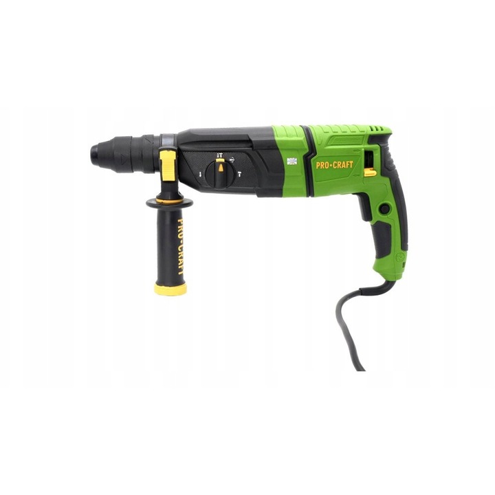 Rotopercutor Procraft BH1100DFR, 900W, 3 moduri, 3,2J, 30mm, 28mm, 13mm, set cu dlute