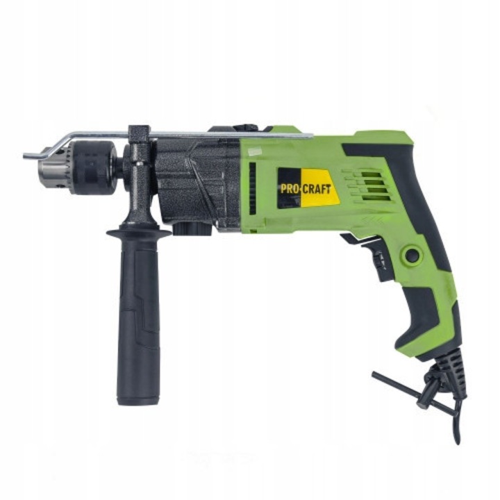 Masina de gaurit Procraft PS1700/2, 1050W, 2 viteze, 16mm, 230V, set complet